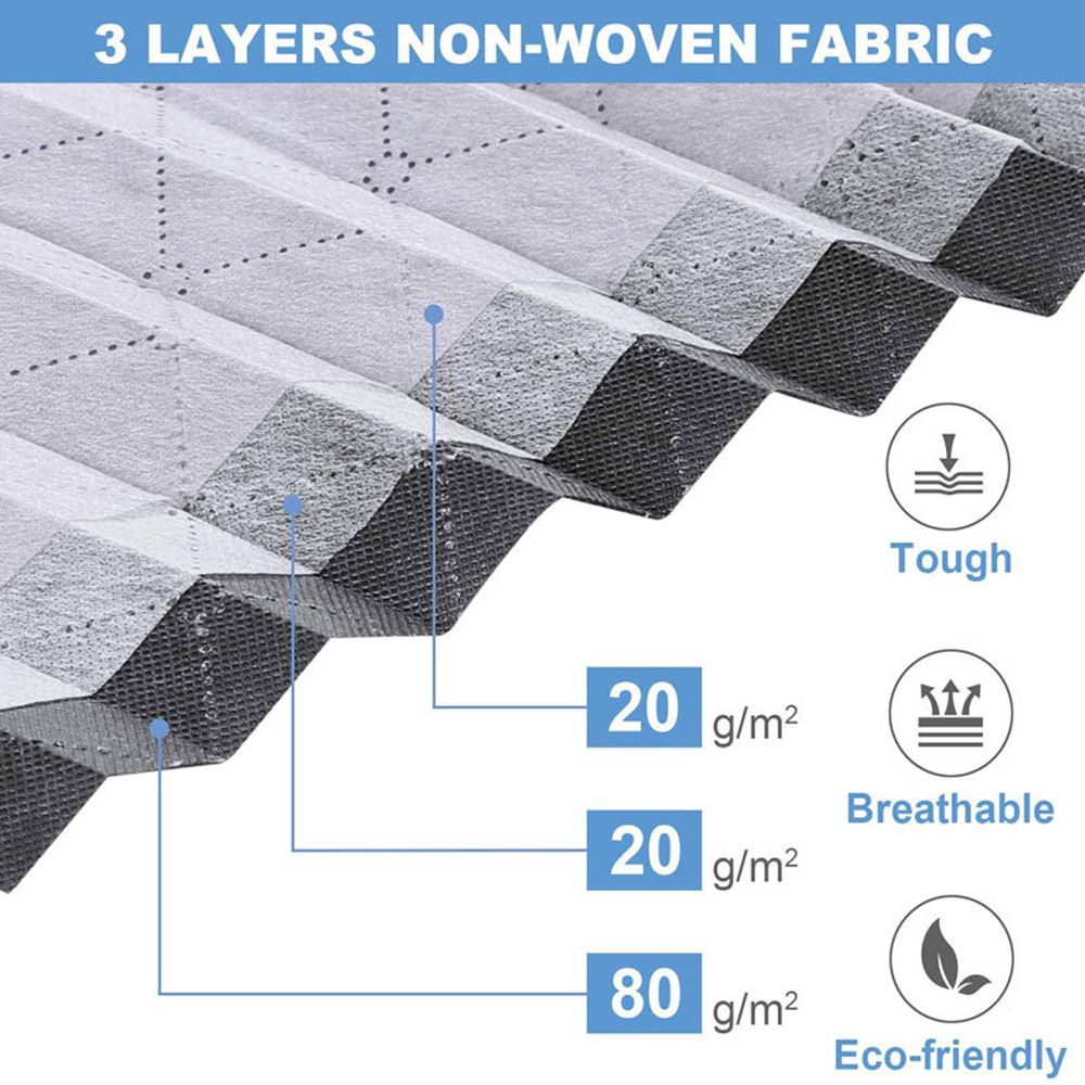 3PCS 60*43*35CM 90L Foldable Clothes Storage Bag Organizer