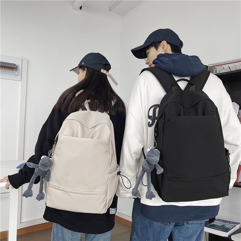 Shoulder Bag Female College Student Simple Solid Color