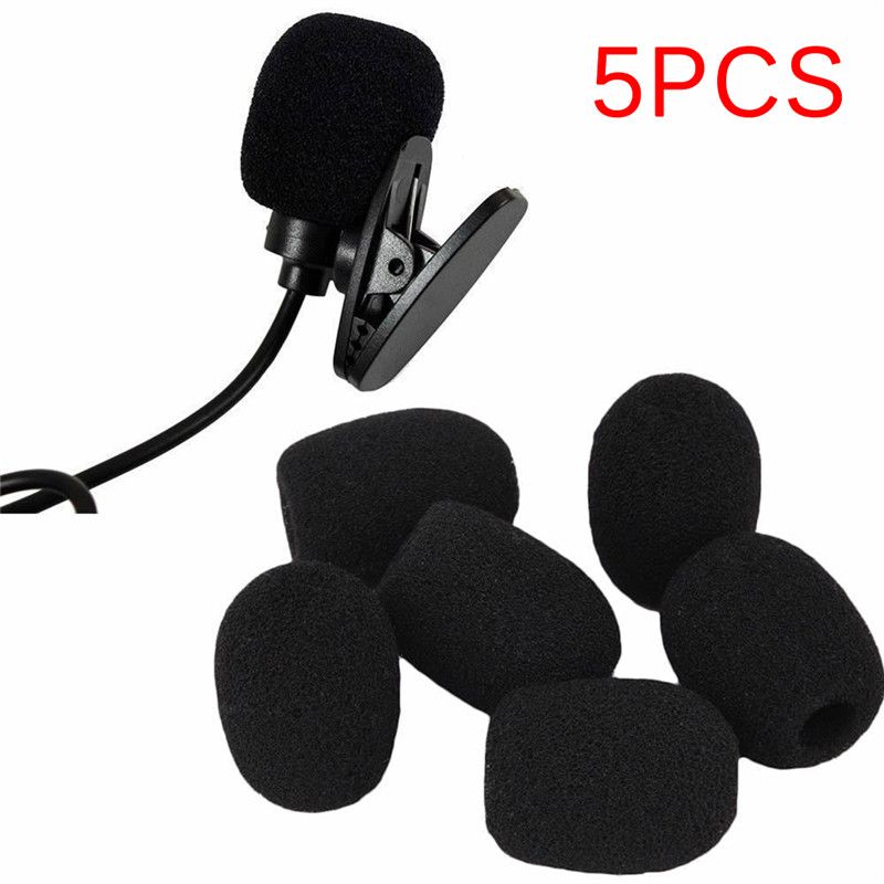 5pcs Headset Microphone Foam Earphone Mic Grill Windshield