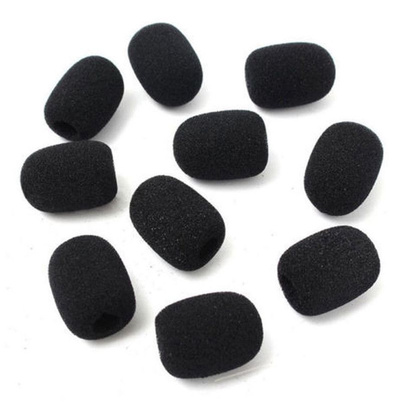 5pcs Headset Microphone Foam Earphone Mic Grill Windshield