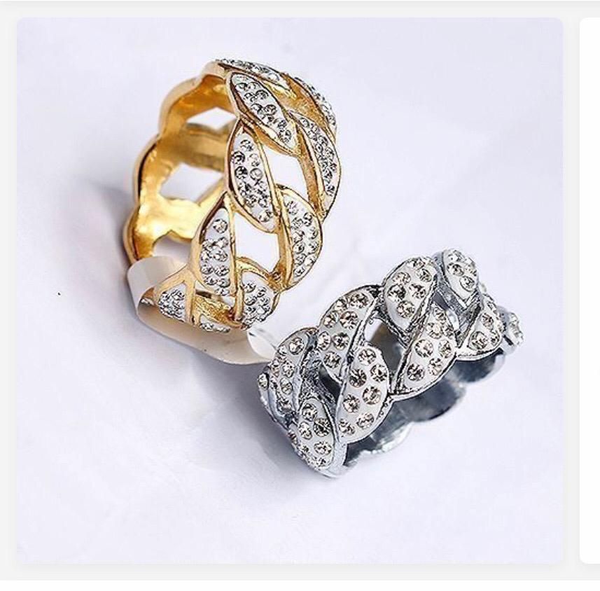 Two In One Cuban Link Ring