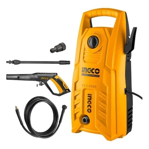 Ingco - High Pressure Washer With Total Stop System - 1400W