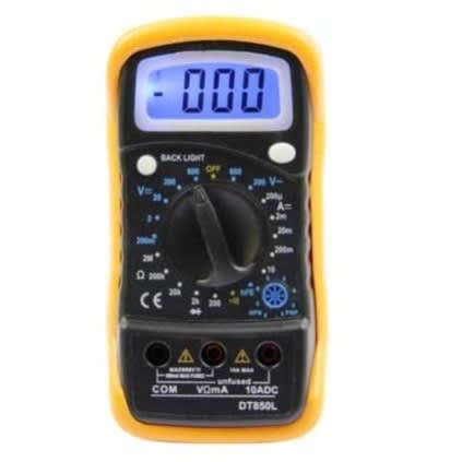 Dt830l Digital Multimeter Voltmeter Ammeter With Backlight Display Function