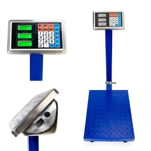 Digital Platform Industrial Scale - 100kg Blue