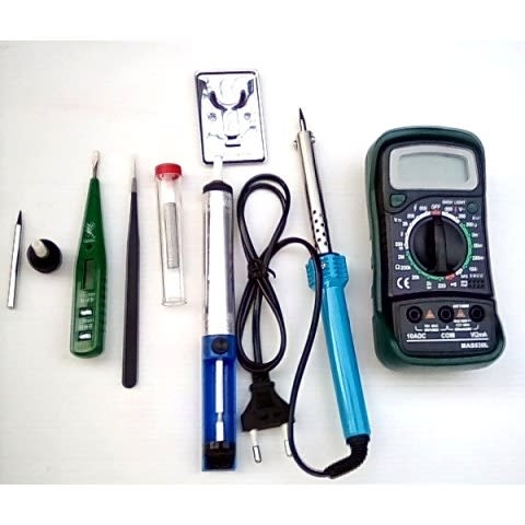 Electric Soldering Iron Set Repair Tool Kit Bundle