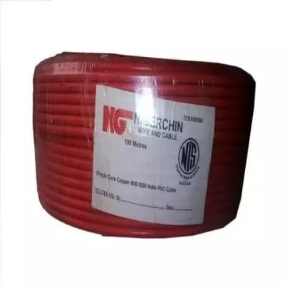 Single Core Copper Wire - 4mm - Red