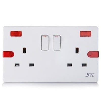 13amps Socket - 2 Outlets