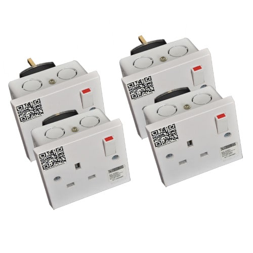 13amps Power Optimizer Sockets - Bundle of 4