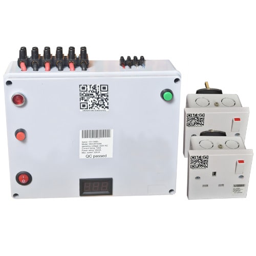 100amps Automatic Changeover With Start Button Plus Two 13amps Power Optimizer Socket