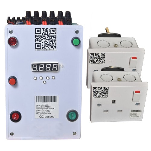 60amps Automatic Changeover With Auto Start And Timer Plus Two 13amps Power Optimizers