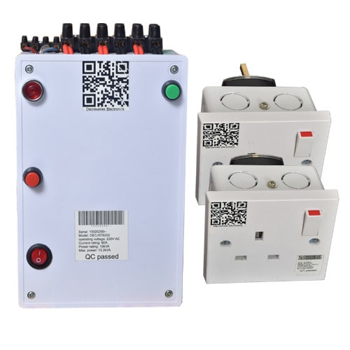 60amps Automatic Changeover With Start Button Plus Two 13amps Power Optimizer Sockets
