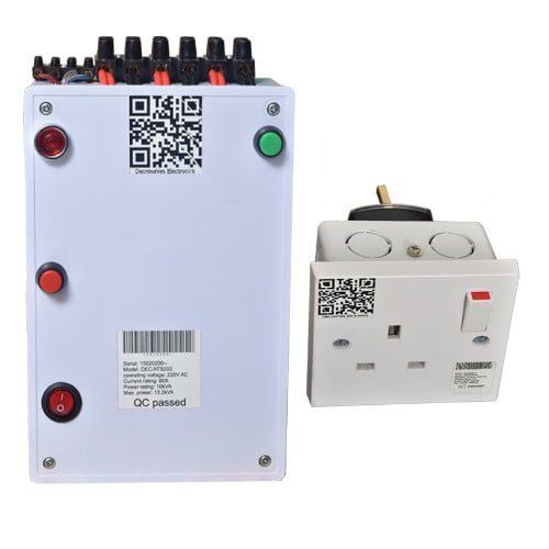 60amps Automatic Changeover With Generator Start Button Plus 13amps Power Optimizer Socket