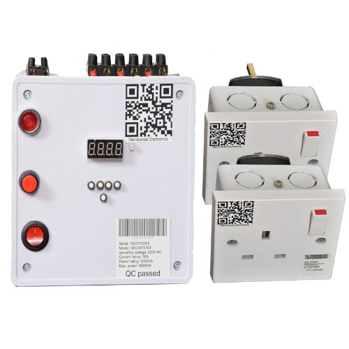 30amps Automatic Changeover With Generator Timer Plus Two 13amps Power Optimizer Socket
