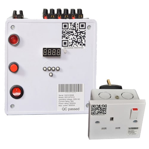 30amps Automatic Changeover With Generator Timer Plus 13amps Power Optimizer Socket