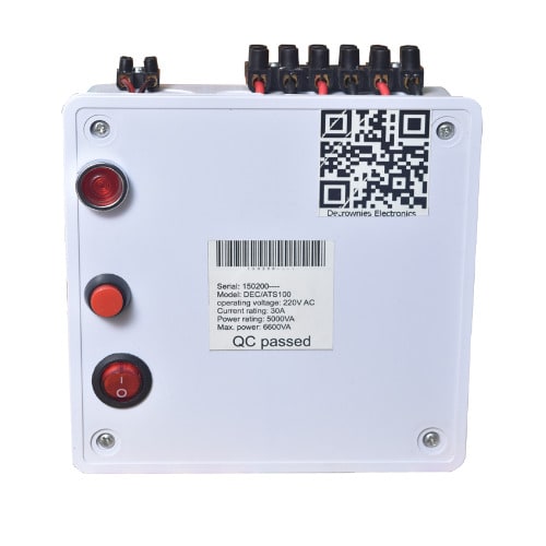 30amps Automatic Changeover Plus Two 13amps Power Optimizer Sockets