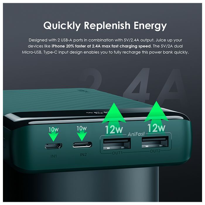 20000mAh Power-Bank OPB-P208DN
