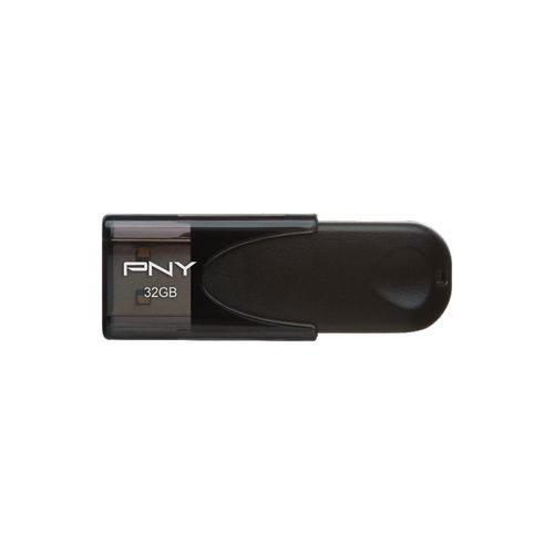 USB 2.0 32GB Flash Drive - Attache 4 - Black