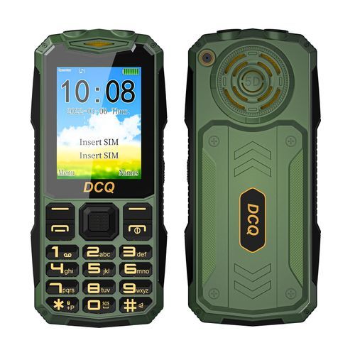 Q1 2.4 5D Louder Speaker 2000mAh Phone - Green