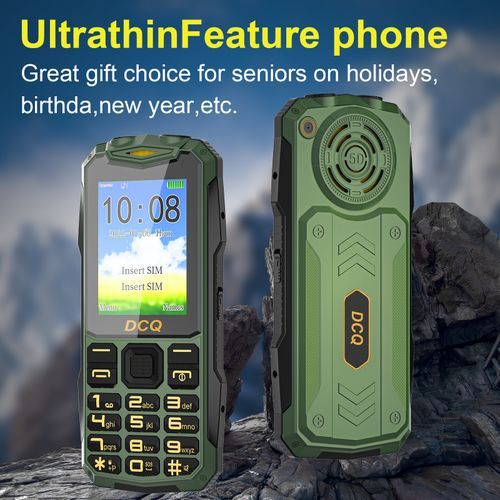 Q1 2.4 5D Louder Speaker 2000mAh Phone - Green