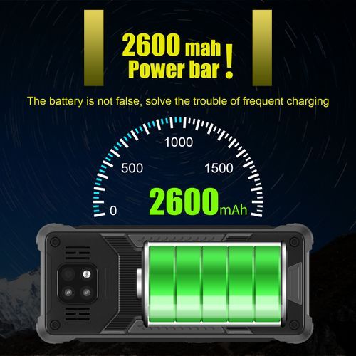 Q4 1.77  Camera 1.3 2600mAh Phone - Black