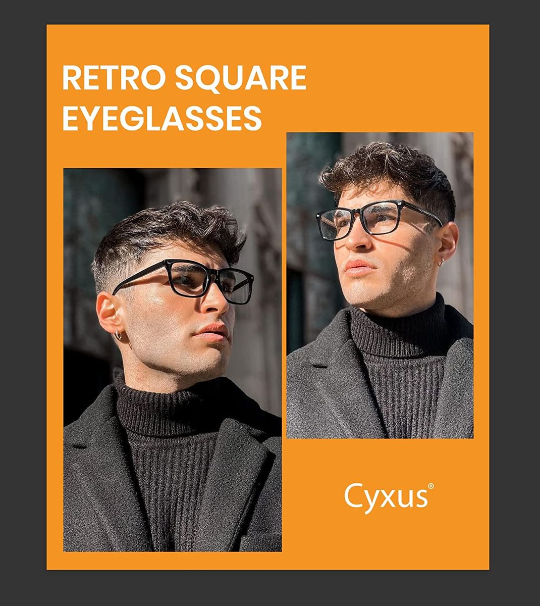 Unisex Anti Blue Light Radiation Protective Computer Screen Glasses-Black