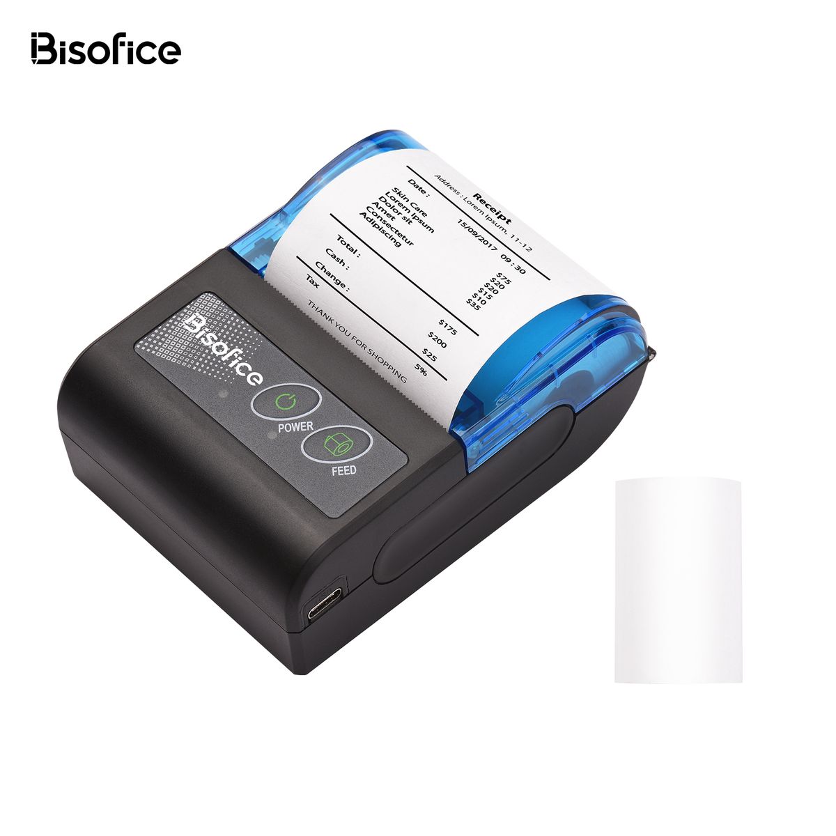 58mm Mini Portable Thermal Printer Wireless Lable Receipt