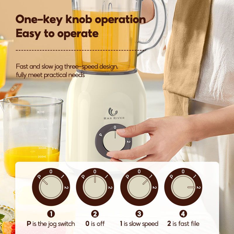 1.5 Litres (HRZZJ03BG) Electric Blender - Beige
