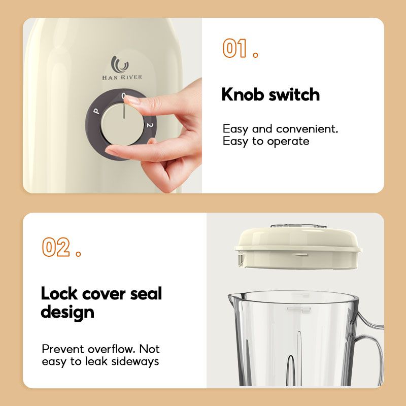 1.5 Litres (HRZZJ03BG) Electric Blender - Beige