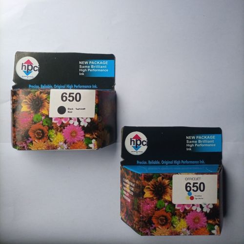 HPCI (High Performance Compartible Ink) 650 Black And Tri-colour Ink Advantage Printer Cartridge