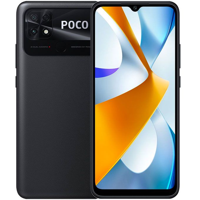 Poco C40 6.71” 4GB RAM/64GB ROM Android 11 - Black
