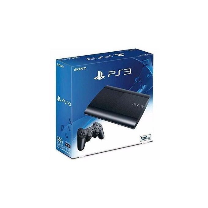 PS3 Super Slim - 500GB Console Plus 1free Cd