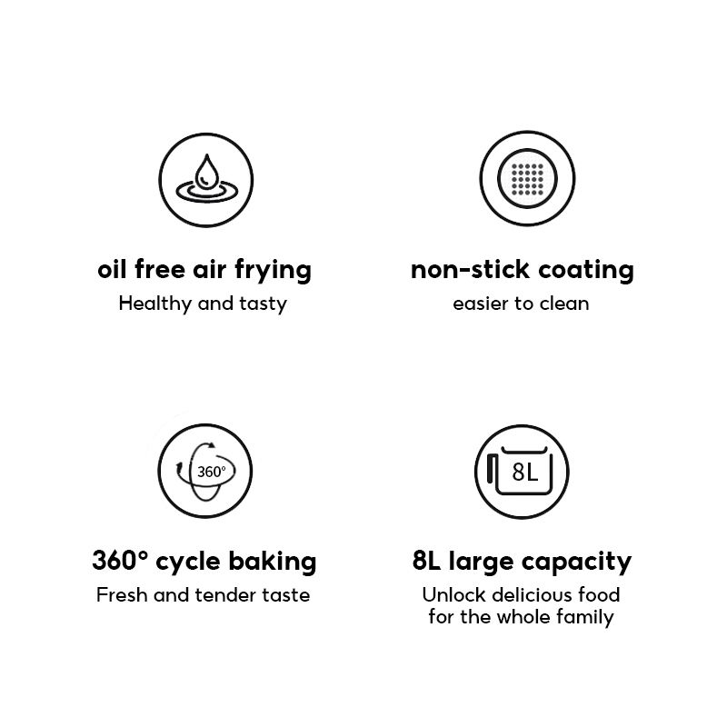 8L AIR FRYER/Non-stick Oil-Free Frying Machine
