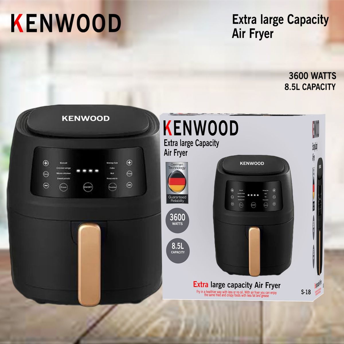 8.5L Extra Large Capacity Air Fryer-3600W