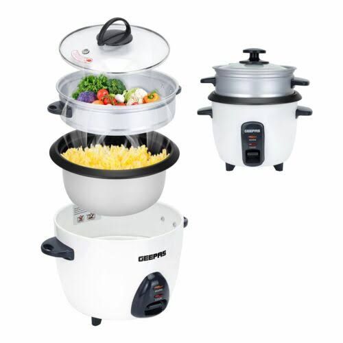 Family Size 2 To 10 Cups Rice Cooker & Steamer Tray - 400W