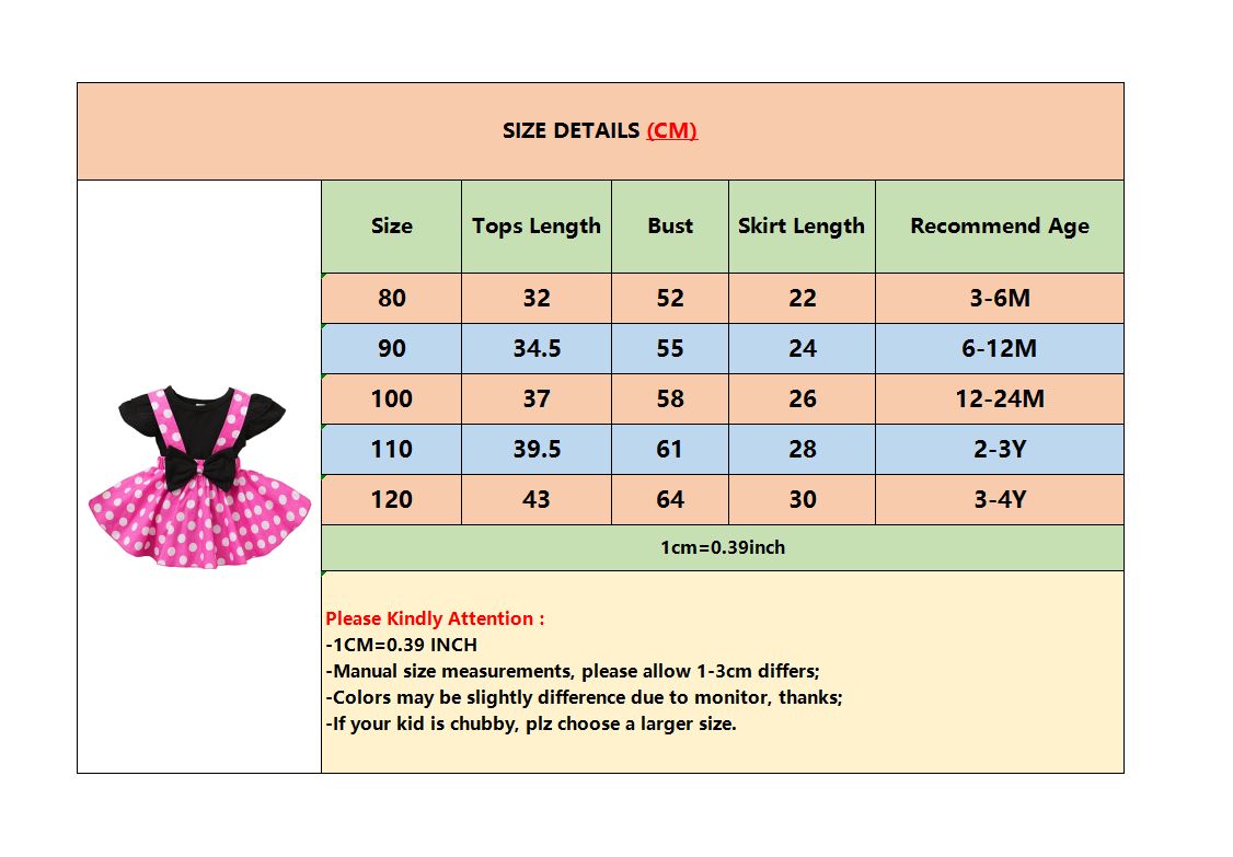 Toddler Baby Girls Cute Outfit Set Short Sleeves Shirt Polka Dot Suspender Skirt