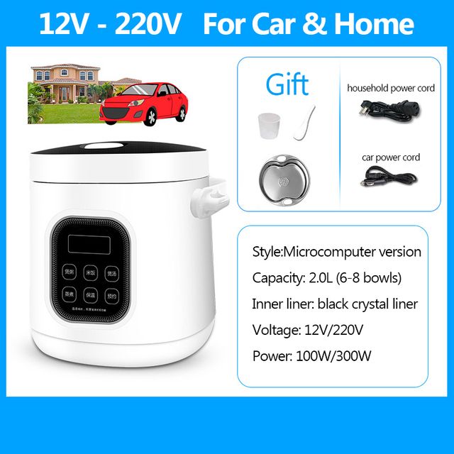 Intelligent Rice Cooker Warmer Steamer Boiler Heat Cook Pot