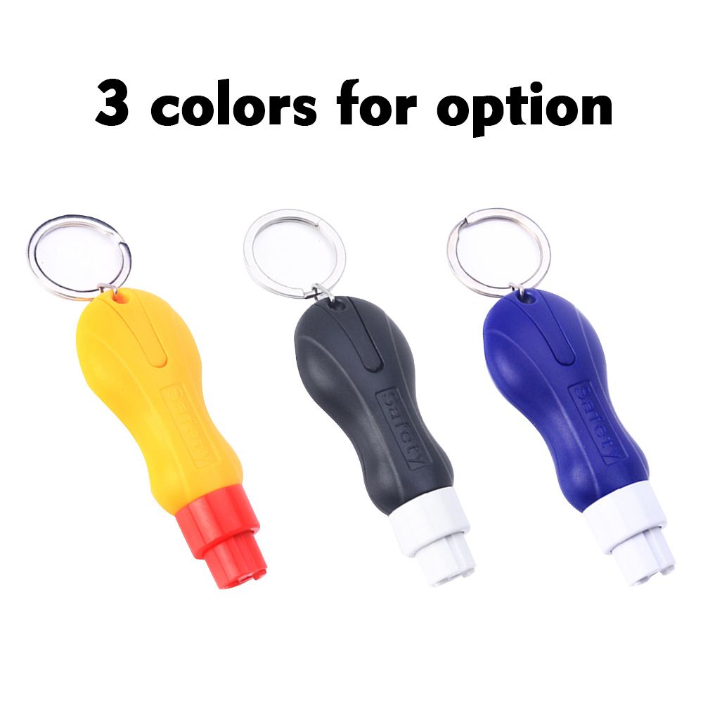 Safety Glass Hammer Seat Car Window Switch Escape Rescue-