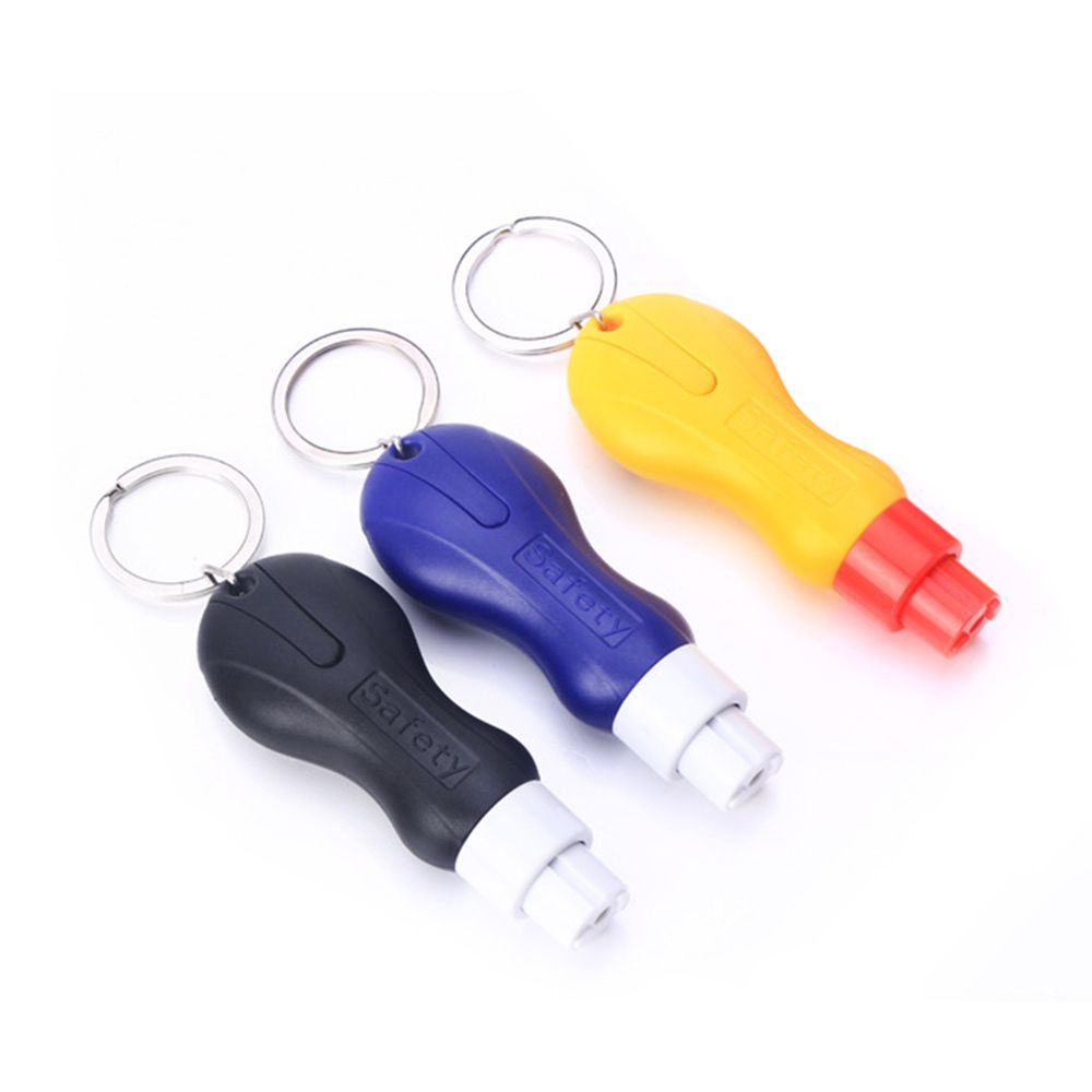 Safety Glass Hammer Seat Car Window Switch Escape Rescue-