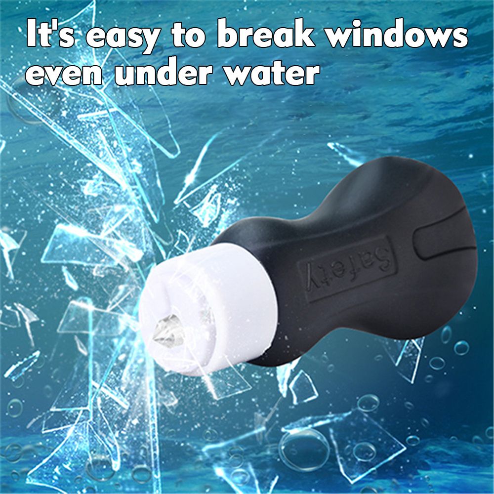 Safety Glass Hammer Seat Car Window Switch Escape Rescue-