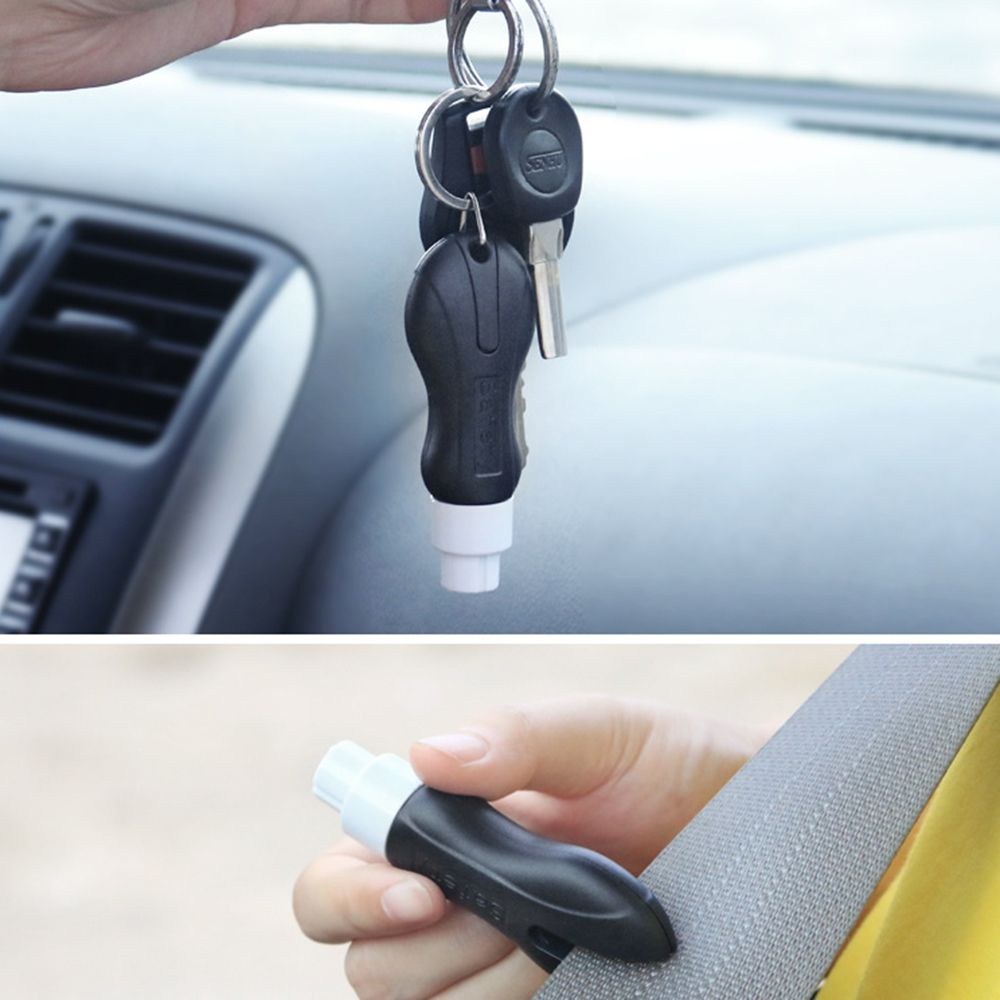 Safety Glass Hammer Seat Car Window Switch Escape Rescue-