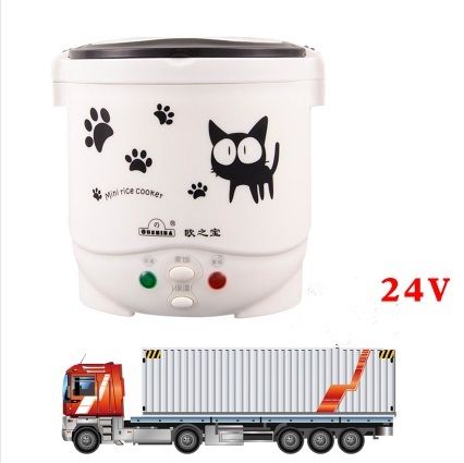 1L Rice Cooker Used In House 220v Car 12v 24v Two Persons