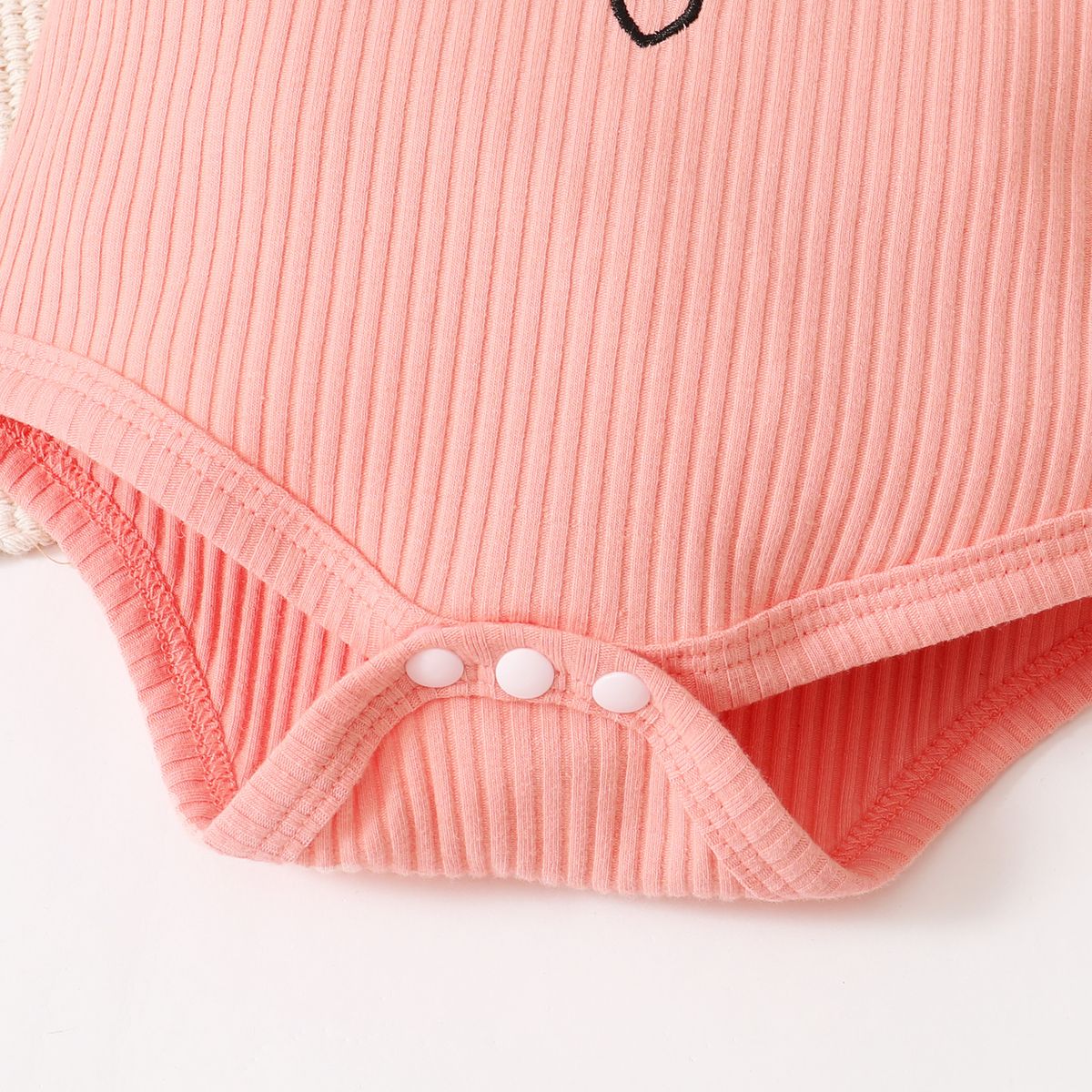 0-18 Months Baby Girl Summer Outfit Set Ribbed Bodysuit Floral Pants