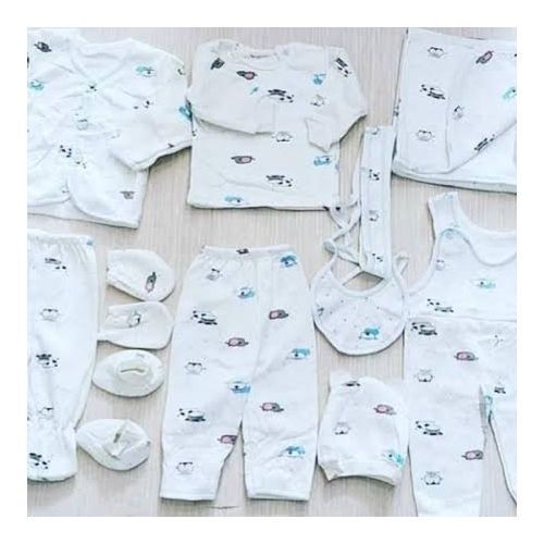 11pieces Newborn Cotton Overall Romper Bib Outfit