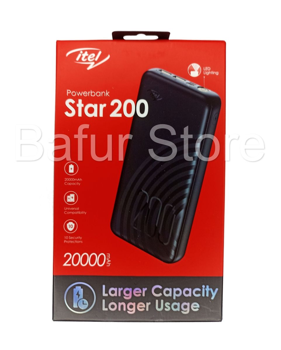 20000mAh Fast Charging, Bright Torch Power Bank + Free Fast Charger