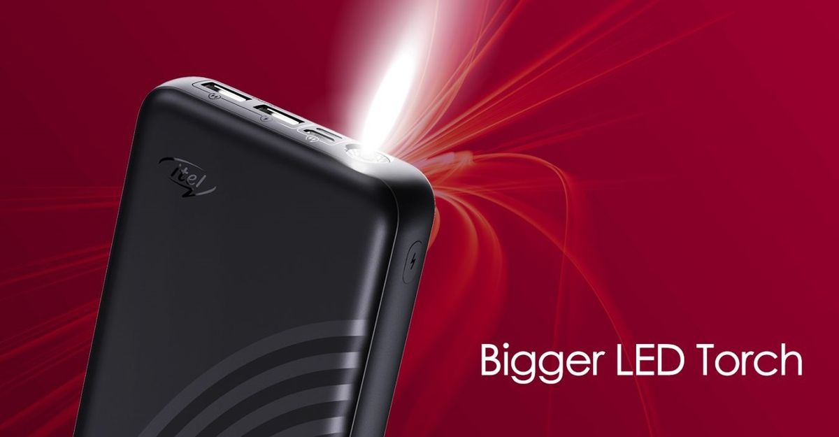 20000mAh Fast Charging, Bright Torch Power Bank + Free Fast Charger
