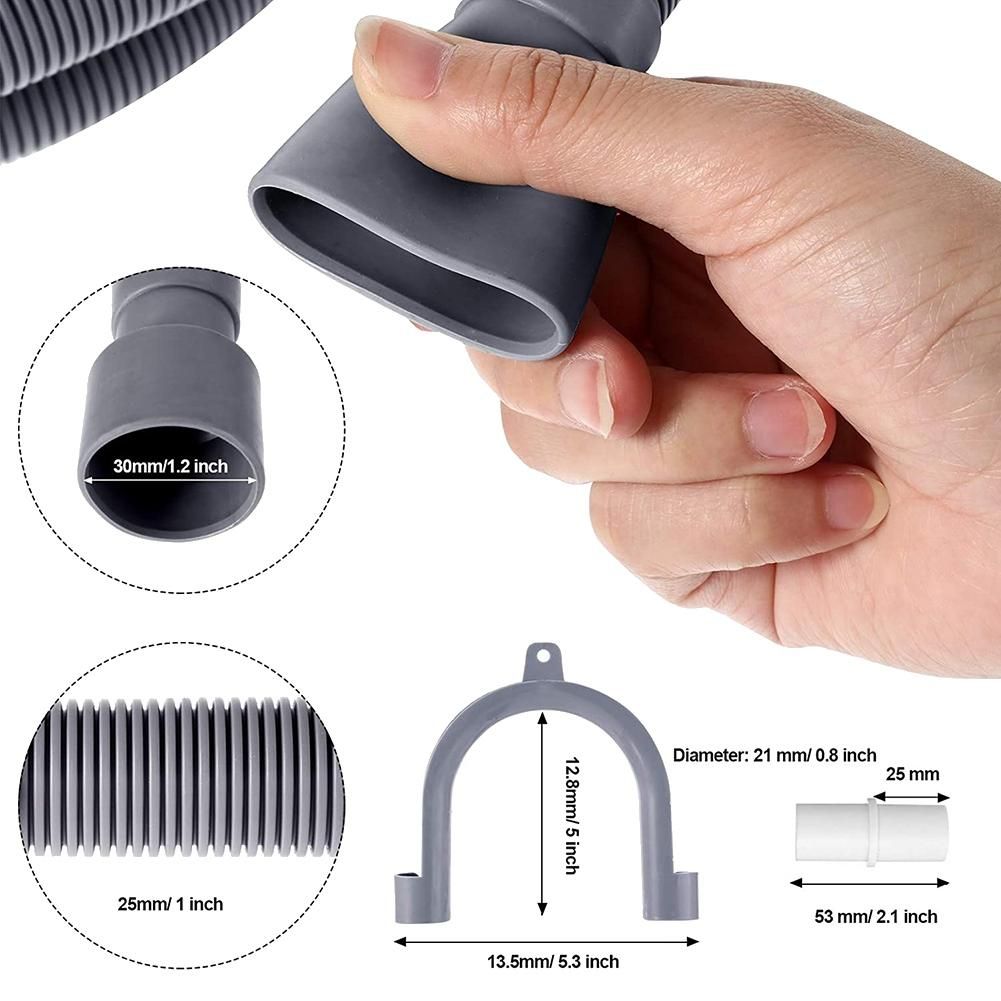 Washing Machine Drain Hose 10 Ft Flexible Dishwasher Drain Hose Extension Kits Washer Discharge Hose