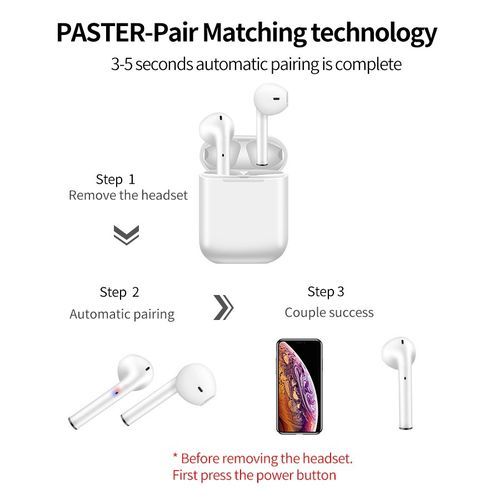Tws Wireless Bluetooth Headsets Earphones I12