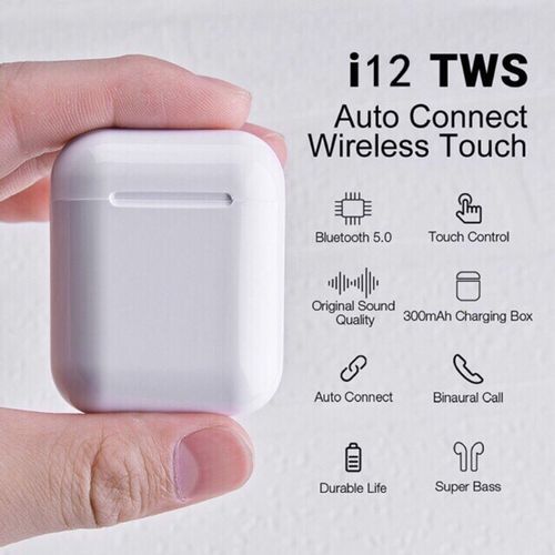 Tws Wireless Bluetooth Headsets Earphones I12