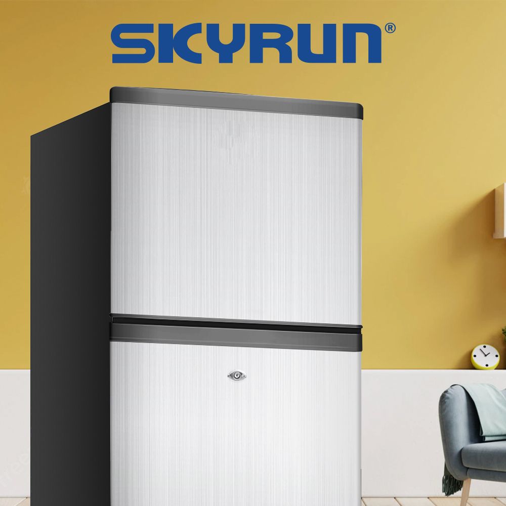 138 Litres Double Door Top Mount Fridge (BCD-138K) - Inox
