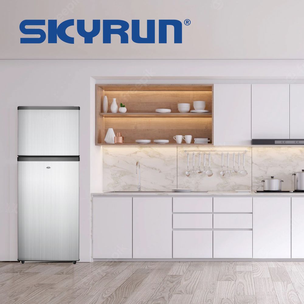 138 Litres Double Door Top Mount Fridge (BCD-138K) - Inox